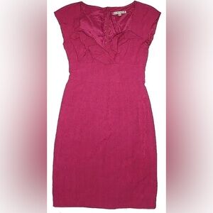 Nanette Lepore Pink Sweetheart Sheath Cocktail Dress